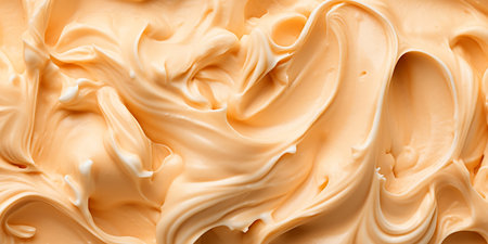 Butterscotch ice cream texture. Ice cream backgroundの素材