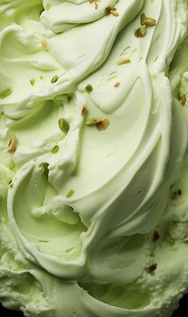 Pistachio ice cream background textureの素材