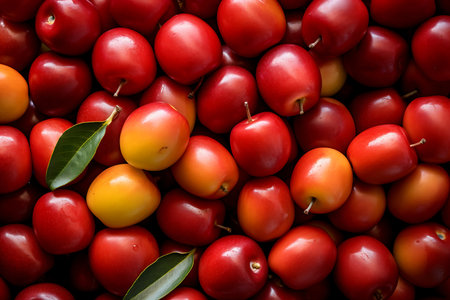 Jujubes background. Fresh Jujubes as backgroundの素材