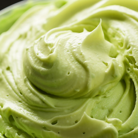 Green tea ice cream background textureの素材