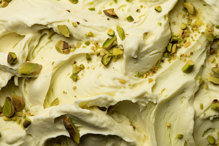 Pistachio ice cream background textureの素材