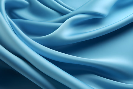 Blue fabric background, cloth textureの素材