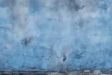 Concrete blue wall background textureの素材