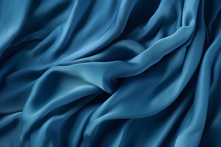 Blue background, fabric satin textureの素材