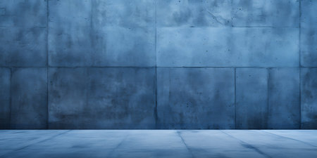 Blue grunge wall texture backgroundの素材