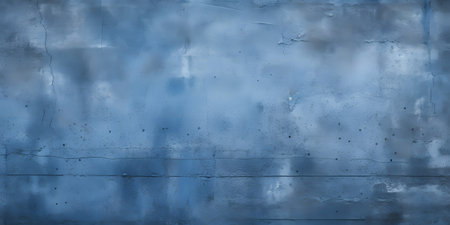 Blue concrete wall as backgroundの素材