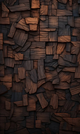 Abstract wood texture. Wooden backgroundの素材