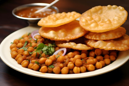 Chickpea Chana Paratha, popular Indian foodの素材