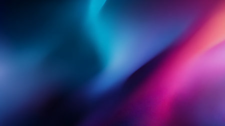 Abstract wallpaper showcasing smooth gradients in blues, purples, and pinks, subtly blended with delicate bokeh effects. Perfect for modern design and digital artwork backgrounds.の素材