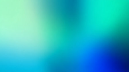 Soft blended colors create a calming gradient from light green and teal into a deep blue. The smooth transitions evoke tranquility. Ideal for backgrounds and graphics.の素材
