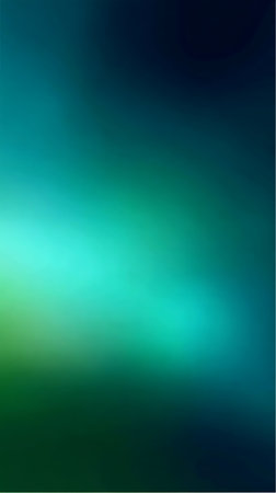 Smooth gradient background featuring a harmonious blend of teal, vibrant green, and dark blue shades. Ideal for digital designs or abstract backgrounds with depth.の素材