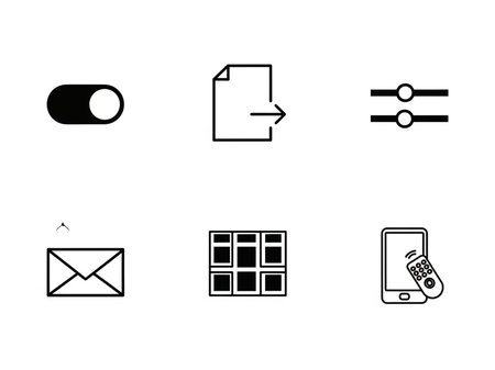 Common interface iconsの素材