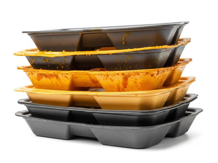 Stacked waffle containersの素材