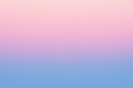 A smooth, pixelated gradient transitioning from light pink to soft purple to sky blue.の素材
