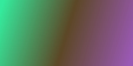 Gradual transition of green to purple