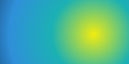 Gradual transition of blue to greenの写真素材