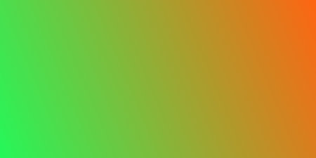 Gradual transition of green to orange