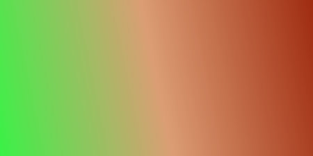 Gradient of green to orangeの写真素材