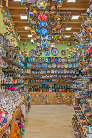 Traditional souvenir shop on Creteのeditorial素材