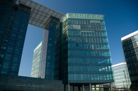 Business buildingの写真素材