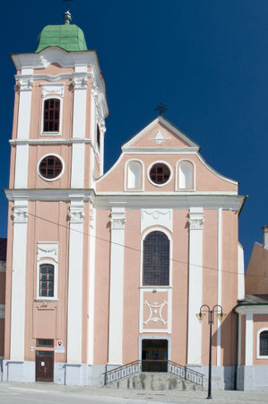 Slovakia, Roznava, Francisian church and cloister of Saint Annaの写真素材