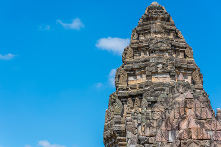 Prasat Hin Phimai Historical Park In Thailandの写真素材