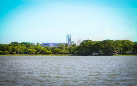 Building in forestの写真素材