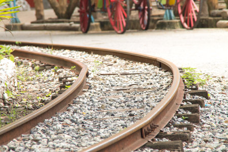 the train from crocodile farmの写真素材