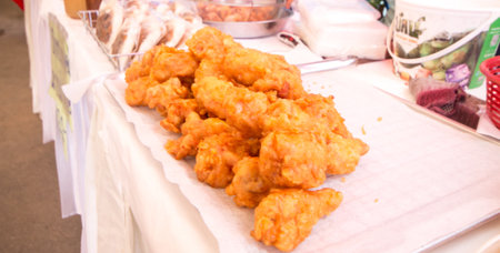 the fried chieckenの写真素材