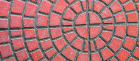 The cement floor for a background.の写真素材