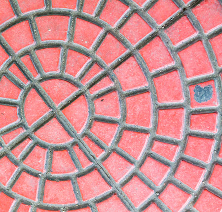 The cement floor for a background.の写真素材