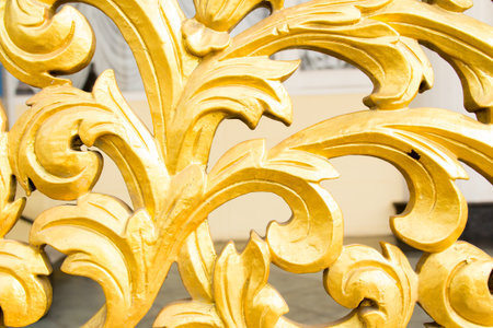 gold thai patten from the thailand