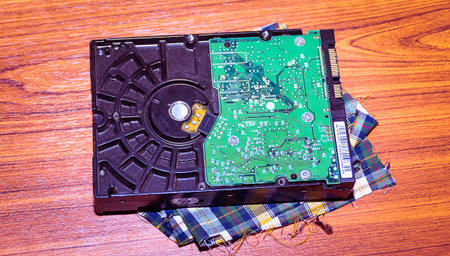 the Harddive for the computer data