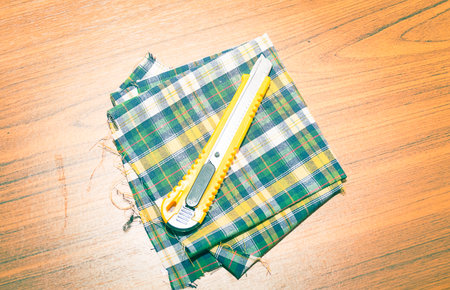 the cutter for the cut the paperの写真素材