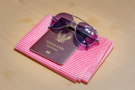 the passport for the travel on the worldの写真素材