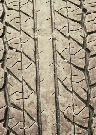 the tries use for the car.の写真素材