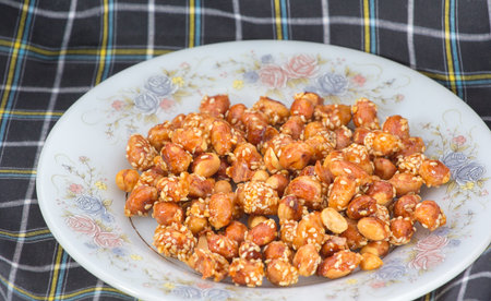 the fries nut is snack for usの写真素材