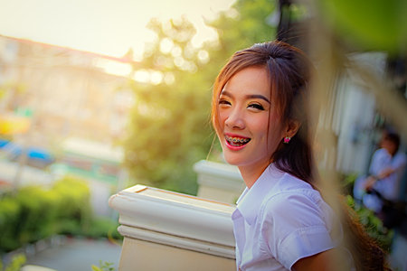 the student model is in the student formの写真素材