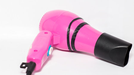 the hair dryer is tools for the my hairの写真素材