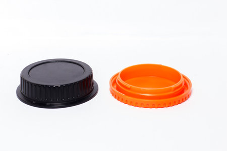 the lens cap use for the protect lensの写真素材