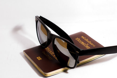 this protection tools cover the eye from the sun and lightの写真素材