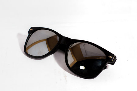 this protection tools cover the eye from the sun and lightの写真素材