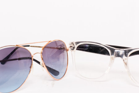 this protection tools cover the eye from the sun and lightの写真素材