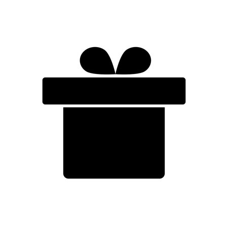 Gift Box Present Flat Styleのイラスト素材