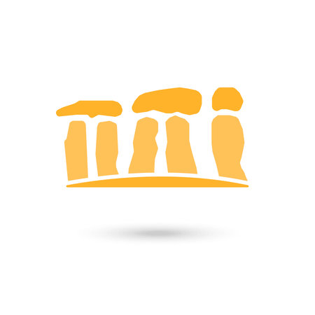 Stonehenge stones icon. Signs, symbols collection icon for websites, web design, mobile appのイラスト素材