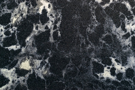 Black decorative stone for design, interior and exteriorの写真素材