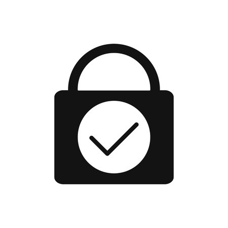 Protection guarantee flat design vector signのイラスト素材