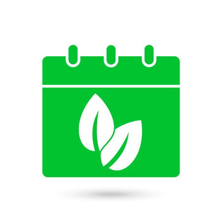 earth day. 22 April. Earth Day date in the calendarのイラスト素材
