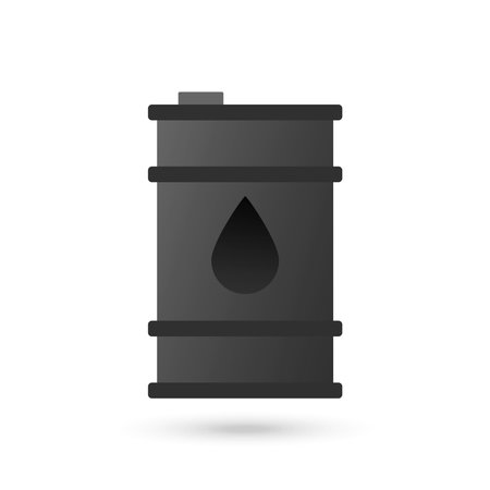 Fuel barrel icon. vector illustration.のイラスト素材