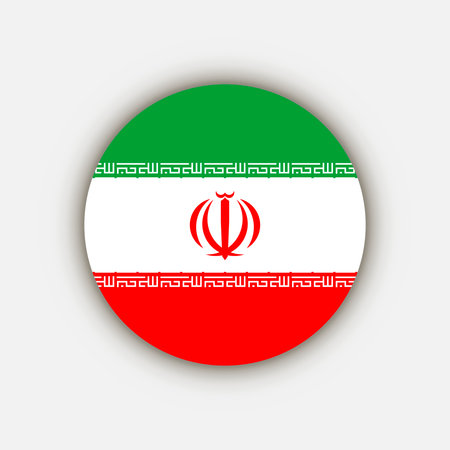Country Iran. Iran flag. vector illustration.のイラスト素材